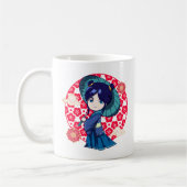 Mug Chibi Anime Kawaii Kimono (Gauche)