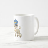 Mug Chibi Anime Police Poodle Chien (Devant droit)