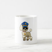 Mug Chibi Anime Police Poodle Chien (Centre)