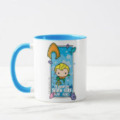 Mug Chibi Aquaman - Je nagerai Les Sept Mers (Gauche)