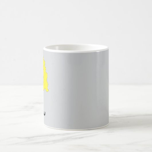 Mug Chibi avec un chat comme une queue (Centre)