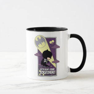 Mug Chibi Batman - Combattons la criminalité ensemble