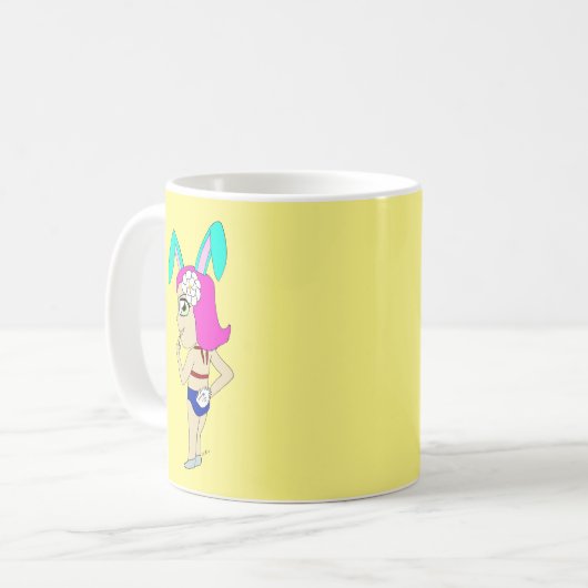 Mug chibi bunnygirl (Devant gauche)