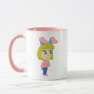 Mug chibi bunnygirl