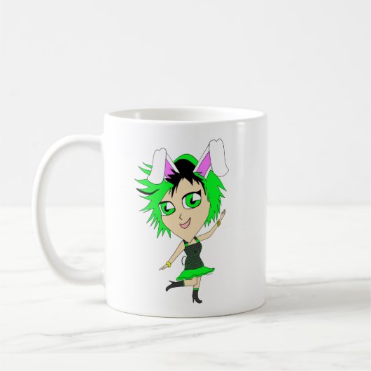 Mug chibi bunnygirl (Gauche)