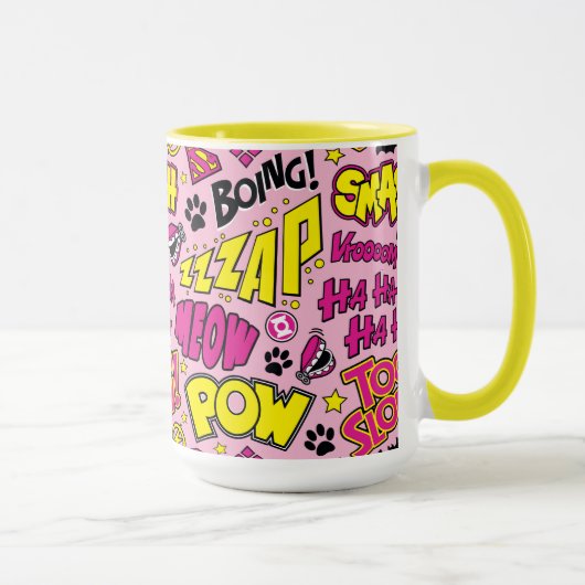 Mug Chibi Comic Phases et Logos Motif (Droite)