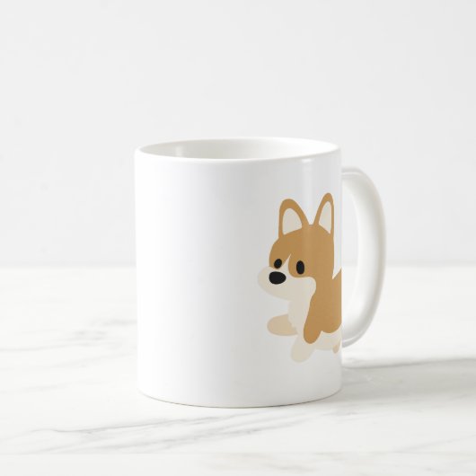 Mug Chibi Corgi (Devant droit)