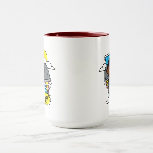 Mug Chibi Cyborg S'Est Éteint ! (Centre)