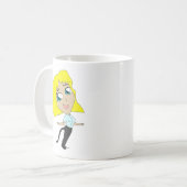 Mug chibi fille avec une queue (Devant gauche)