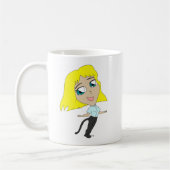 Mug chibi fille avec une queue (Gauche)