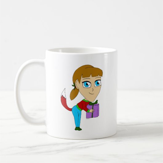 Mug chibi foxy fille (Gauche)