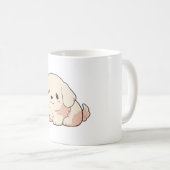 Mug Chibi Golden Retriever (Devant droit)
