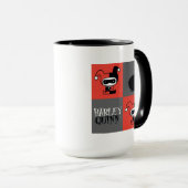 Mug Chibi Harley Quinn Checker Motif (Devant droit)