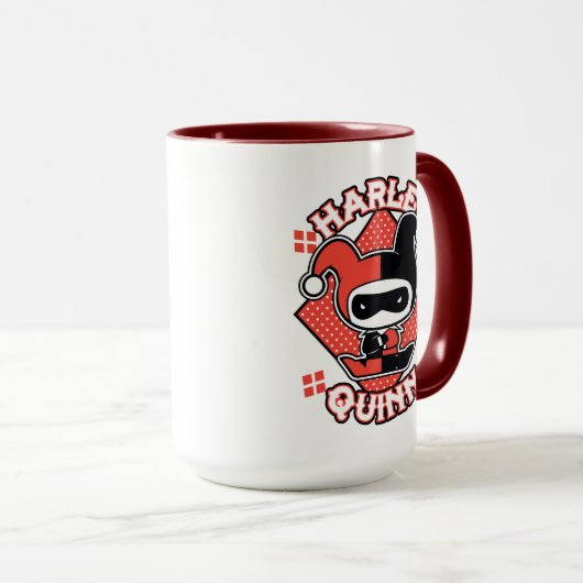 Mug Chibi Harley Quinn Splits (Devant droit)