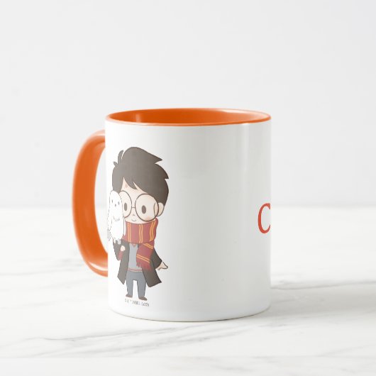 Mug Chibi HARRY POTTER™ & Hedwig (Devant gauche)