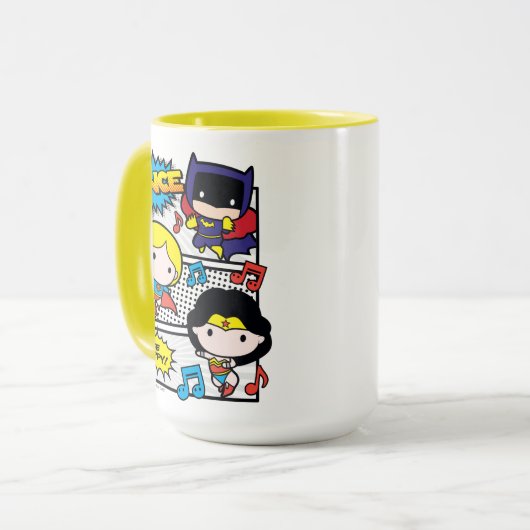 Mug Chibi Héros Danse (Devant gauche)