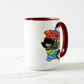 Mug Chibi Héros Prêts À L'Action ! (Devant droit)