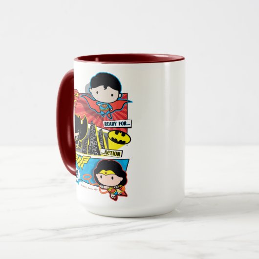 Mug Chibi Héros Prêts À L'Action ! (Devant gauche)