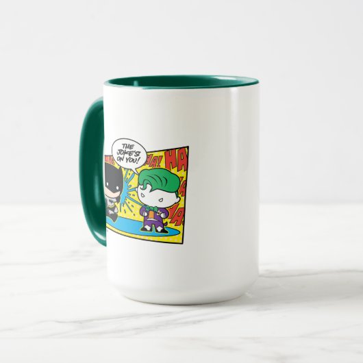 Mug Chibi Joker Pranking Chibi Batman (Devant gauche)