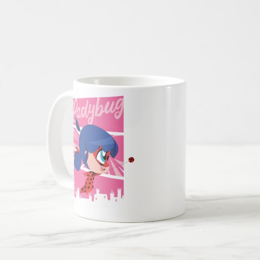 Mug Chibi Ladybug à Paris (Devant gauche)