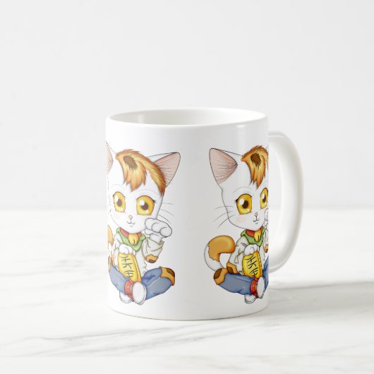 Mug Chibi Maneki Neko (Devant droit)