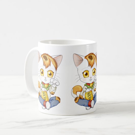 Mug Chibi Maneki Neko (Devant gauche)