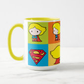 Mug Chibi Supergirl retournement de caractère (Gauche)