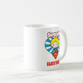 Mug Chibi Supergirl Starburst Coeur et logo (Devant droit)