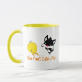 Mug Chibi SYLVESTER™ Chasing TWEETY™ (Gauche)