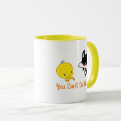 Mug Chibi SYLVESTER™ Chasing TWEETY™ (Devant droit)