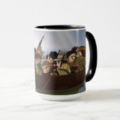 Mug Chibi-Washington croise le Delaware (Devant droit)