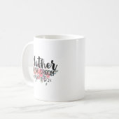 Mug Chic Aquarelle Floral Mariage mère de la chambre (Devant gauche)