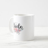 Mug Chic Aquarelle Florale Mariage (Devant gauche)