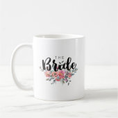 Mug Chic Aquarelle Florale Mariage (Gauche)