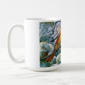 Mug Chic Beau Cardinal Rouge Et Noël De Neige (Gauche)