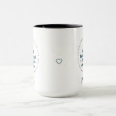 Mug Chic Bible Verse Philippians Blue Butterfly Nom (Centre)