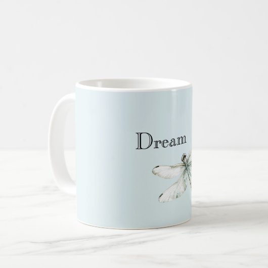 Mug Chic Blue Dragonfly Dream (Devant gauche)