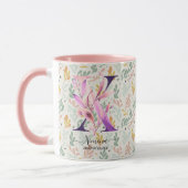 Mug Chic Boho Abstrait personnalisé - X (Gauche)