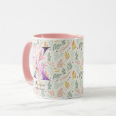 Mug Chic Boho Abstrait personnalisé - X (Devant gauche)