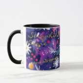 Mug Chic Boho Festif personnalisé avec design hive (Gauche)