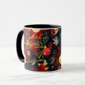 Mug Chic Boho Festif Personnalisé - Nom Personnali (Devant gauche)