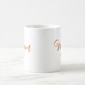 Mug Chic Boho moderne avec des noms Fête des Mères mam (Centre)