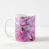 Mug Chic Chic Pink Pastel Peonies roses (Gauche)
