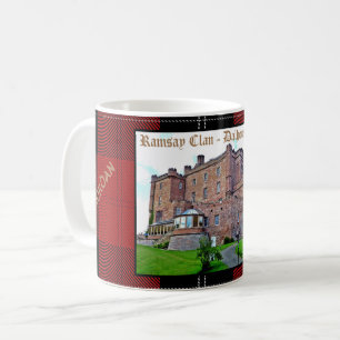 Mug Chic écossais Ramsay Clan Castle Tartan Nom