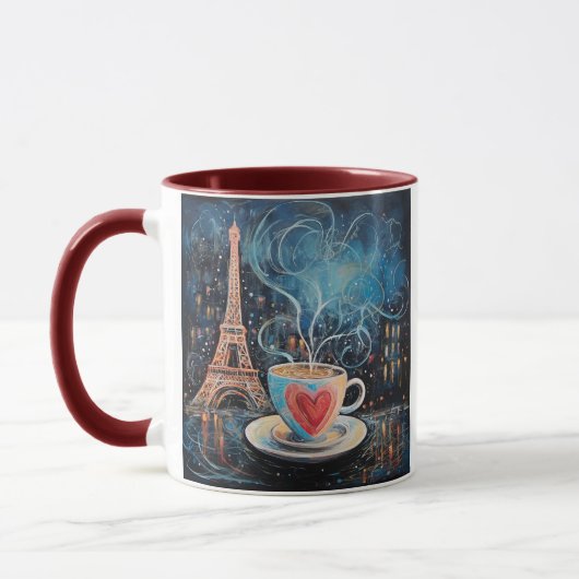Mug Chic Eiffel Tower Café Café Chalet Paris (Gauche)