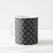 Mug chic élégant, noir et gris (Devant gauche)