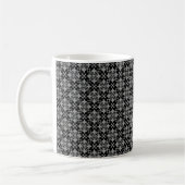 Mug chic élégant, noir et gris (Gauche)