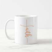 Mug Chic Foi chrétienne rose (Gauche)