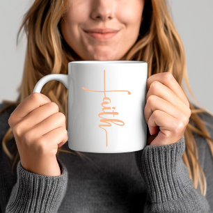 Mug Chic Foi chrétienne rose