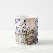 Mug Chic French Blue Pink Paris  (Centre)